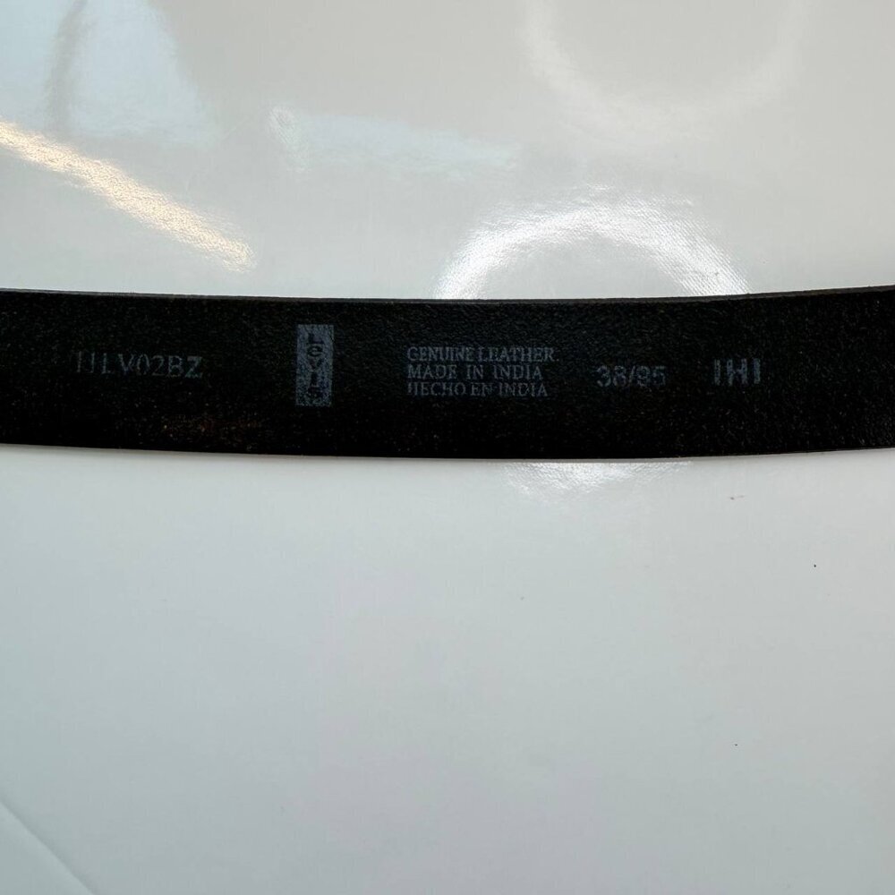 Levi’s Genuine Leather Belt – Classic Black - Size 34-36 - Picture 7 of 12
